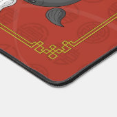 Yin und Yang Koi Schreibtischunterlage (Ecke)