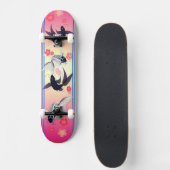 Yin und Yang Koi Skateboard (Vorne)