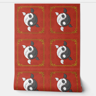 Yin und Yang Koi Tapete
