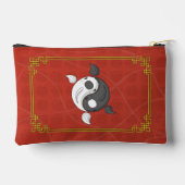Yin und Yang Koi Zubehörtasche (Rückseite)