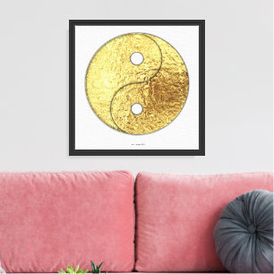 Yin und Yang Leinwanddruck