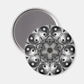 Yin und Yang Magnet (Vorderseite/Rückseite)