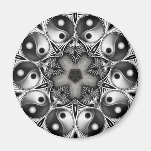 Yin und Yang Magnet (Vorne)