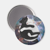 Yin und Yang Magnet (Vorderseite/Rückseite)