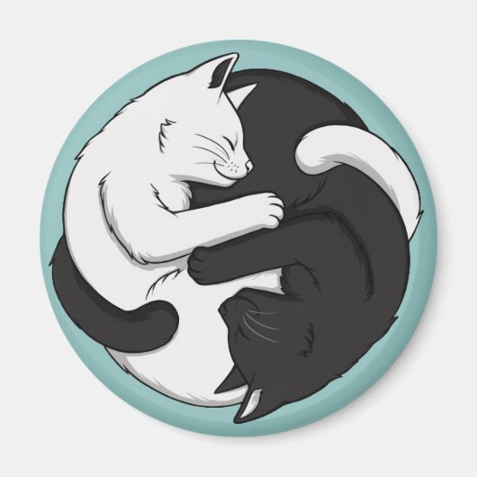Yin und Yang Magnet (Vorne)