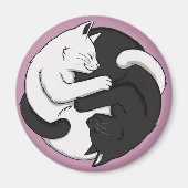 Yin und Yang Magnet (Vorne)