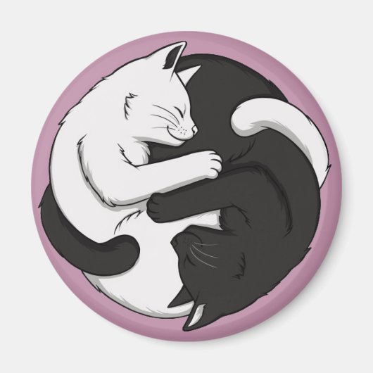 Yin und Yang Magnet (Vorne)