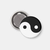 Yin und Yang Magnet (Vorderseite/Rückseite)