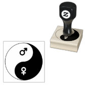 Yin und Yang Male und Female Gummistempel (Stempel)