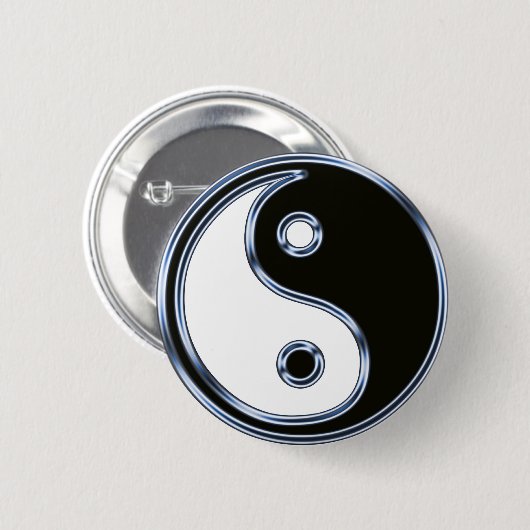 Yin und Yang Medallion Button (Vorne & Hinten)