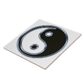 Yin und Yang Medallion Fliese (Seite)