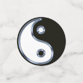 Yin und Yang Medallion Konfetti (Klein Vorderseite)