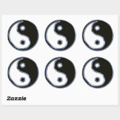 Yin und Yang Medallion Sticker (Blatt)