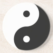 Yin und Yang Motivierend Philosophisches Symbol Untersetzer (Vorne)