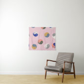 Yin und Yang nahtlos, spirituell wiederholbar Wandteppich (Beispiel (Horizontal))