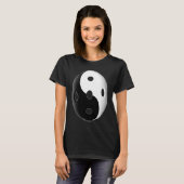 Yin und Yang Pickleball für Männer und Frauen T-Shirt (Vorne ganz)