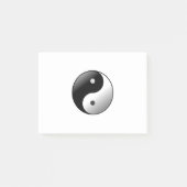 Yin und Yang Post-it Klebezettel (Vorderseite)