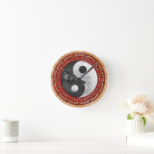 Yin und Yang Runde Wanduhr (Zuhause)
