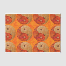 Yin und Yang Seidenpapier