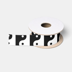 Yin und Yang-Seiten Satinband