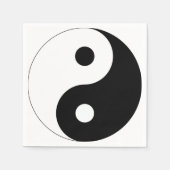 Yin und Yang Serviette (Vorderseite)