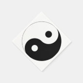 Yin und Yang Serviette (Ecke)