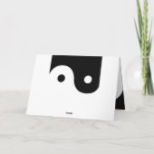 Yin und Yang Sides Karte (Rückseite)