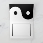 Yin und Yang Sides Karte (Innenseite)