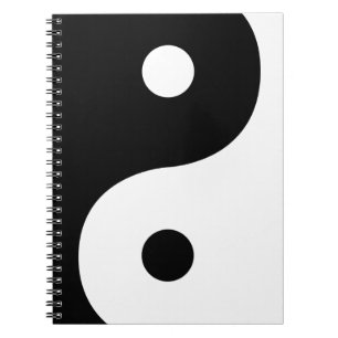 Yin und Yang Sides Notizblock