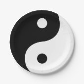 Yin und Yang Sides Pappteller (Vorderseite)