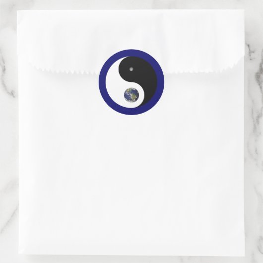 Yin und Yang Sticker (Tasche)