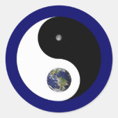 Yin und Yang Sticker (Vorderseite)