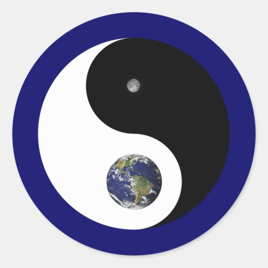 Yin und Yang Sticker (Vorderseite)