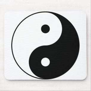 YIN UND YANG-Symbol Mousepad