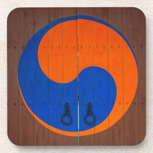 Yin und Yang-Symbol, Südkorea Getränkeuntersetzer (Vorderseite)