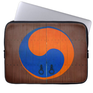 Yin und Yang-Symbol, Südkorea Laptopschutzhülle