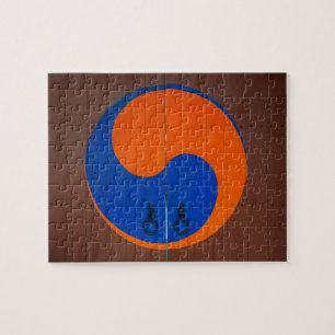 Yin und Yang-Symbol, Südkorea Puzzle