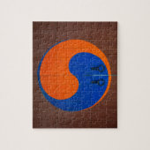 Yin und Yang-Symbol, Südkorea Puzzle (Vertikal)