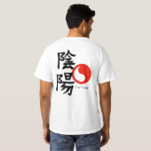 Yin und Yang T-Shirt (Schwarz voll)