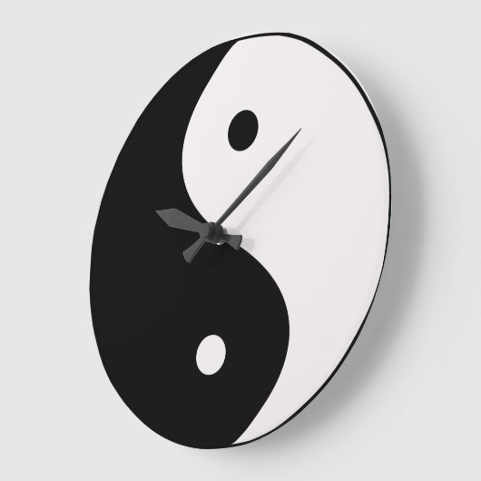 Yin und Yang-Wanduhr Große Wanduhr (Winkel)
