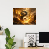 YIN UND YANG - Yijing - Poster (Heimbüro)
