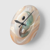 YIN UND YANG - Yijing Runde Wanduhr (Winkel)