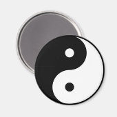 Yin und Yang Yoga Magnet (Vorderseite/Rückseite)