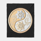 Yin Yang 1 Fleecedecke (Vorderseite)