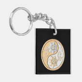 Yin Yang 1 Schlüsselanhänger (Vorderseite links)