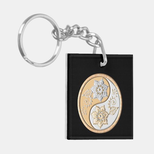 Yin Yang 1 Schlüsselanhänger (Vorderseite links)