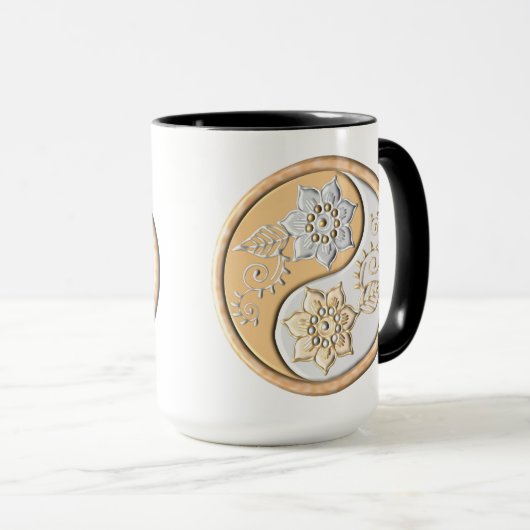 Yin Yang 1 Tasse (VorderseiteRechts)
