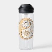 Yin Yang 1 water bottle Trinkflasche (Rückseite)