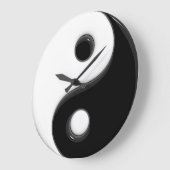 Yin Yang #1D Große Wanduhr (Winkel)