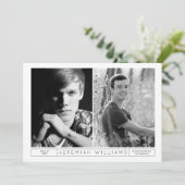 Yin & Yang Abschluss Einladung (Stehend Vorderseite)